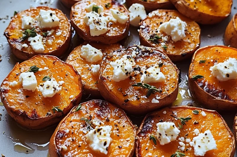Delicious Honey Feta Sweet Potato Rounds Recipe for Any Meal