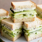 Easy Cucumber Salad Sandwiches