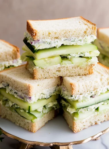 Easy Cucumber Salad Sandwiches