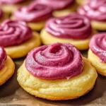 Easy Lemon Cookies Raspberry Frosting