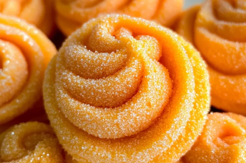 Easy Orange Cookies (With Cake Mix)