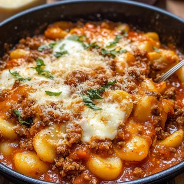 Easy Stovetop Gnocchi Lasagna