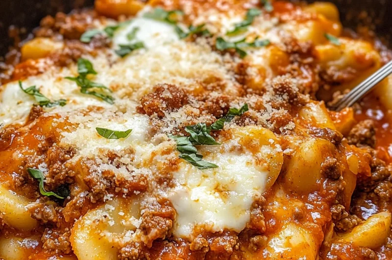 Easy Stovetop Gnocchi Lasagna