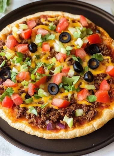 Easy Taco Pizza
