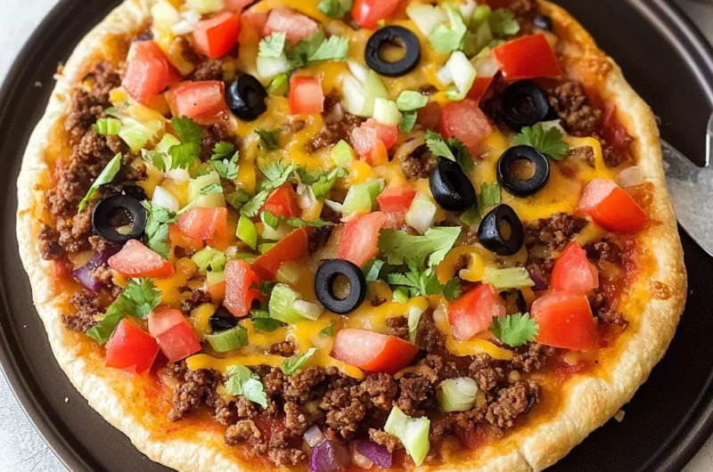 Easy Taco Pizza