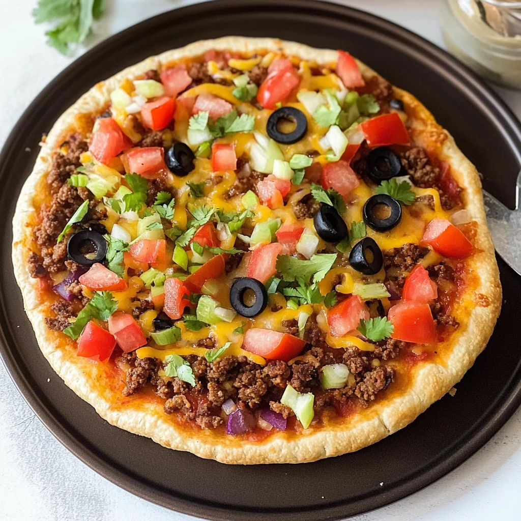 Easy Taco Pizza