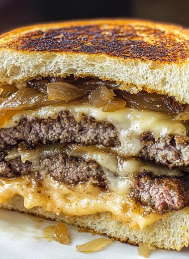 French Onion Patty Melt