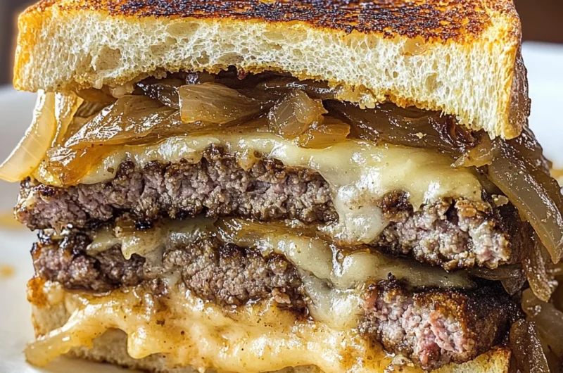 French Onion Patty Melt