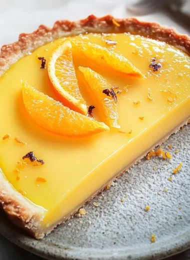 French Orange Tart
