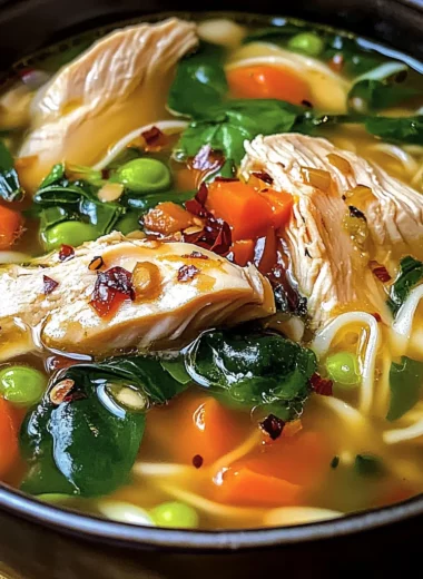 Ginger Garlic Chicken Noodle Soup: An Incredible Ultimate Recipe for Comfort