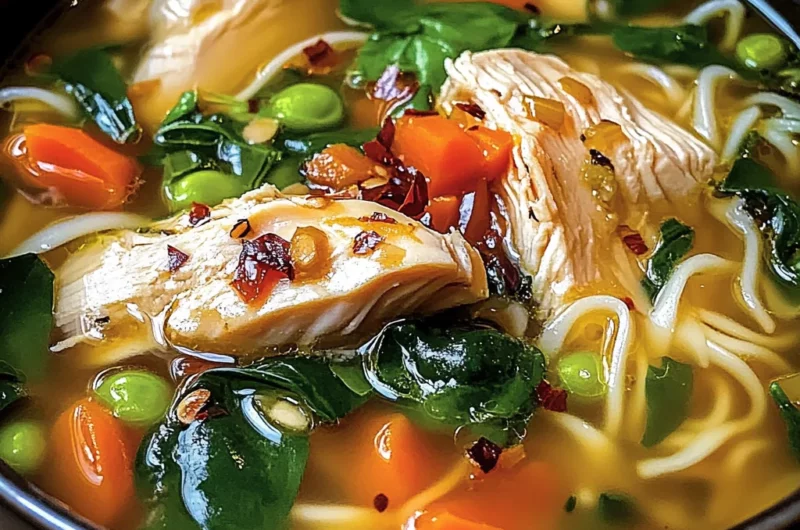 Ginger Garlic Chicken Noodle Soup: An Incredible Ultimate Recipe for Comfort
