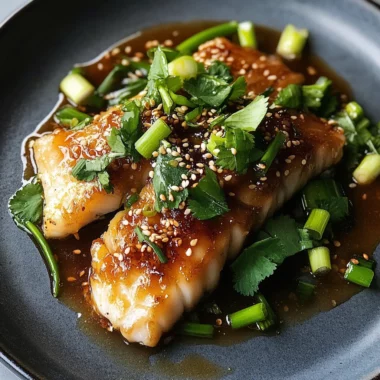Ginger Soy Glazed Cod: A Flavorful and Healthy Seafood Dish