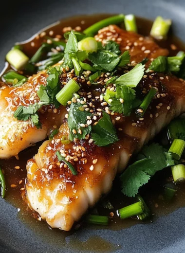 Ginger Soy Glazed Cod: A Flavorful and Healthy Seafood Dish