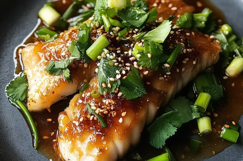 Ginger Soy Glazed Cod: A Flavorful and Healthy Seafood Dish