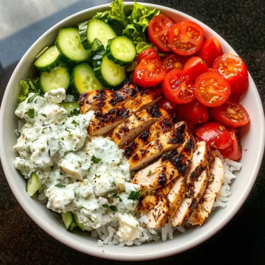 Greek Chicken Bowls