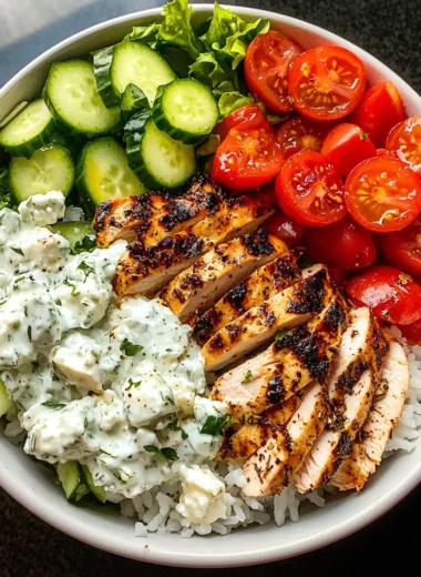 Greek Chicken Bowls