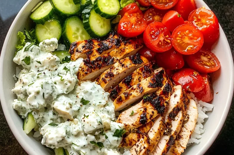 Greek Chicken Bowls