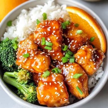 Healthy Orange Chicken
