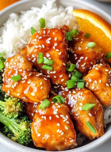 Healthy Orange Chicken