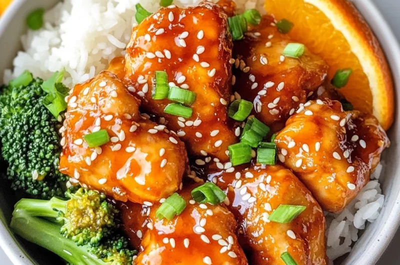 Healthy Orange Chicken