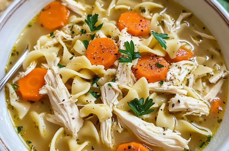 Homemade Chicken Noodle Soup Recipe