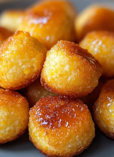 Honey Butter Cornbread Poppers