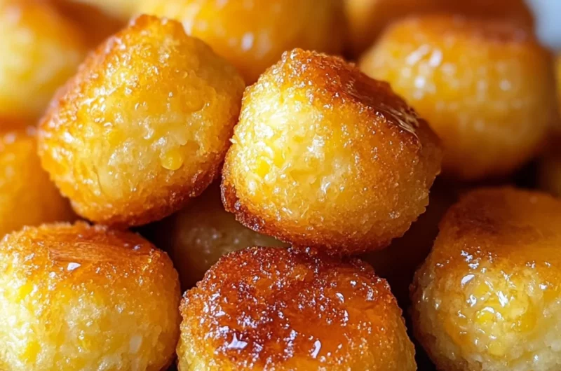 Honey Butter Cornbread Poppers