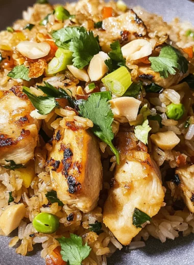 Lemongrass Chicken Fried Rice
