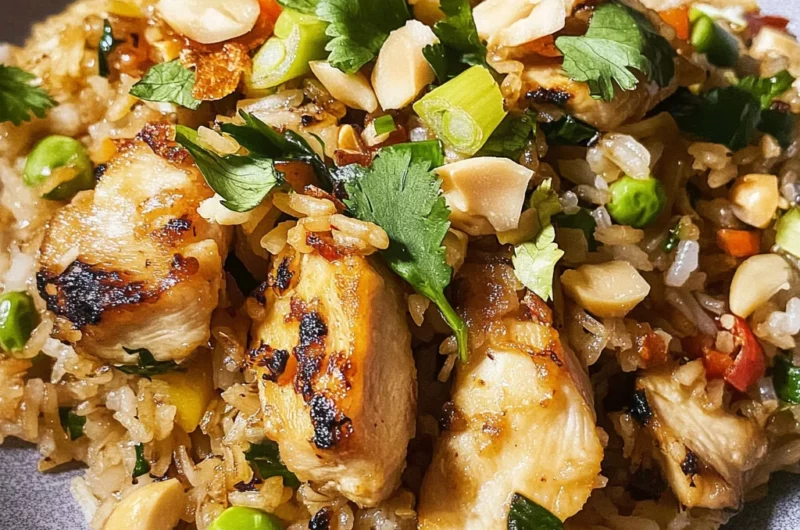 Lemongrass Chicken Fried Rice