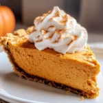No Bake Marshmallow Pumpkin Pie