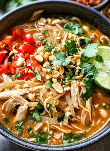 One Pot Thai Chicken Soup