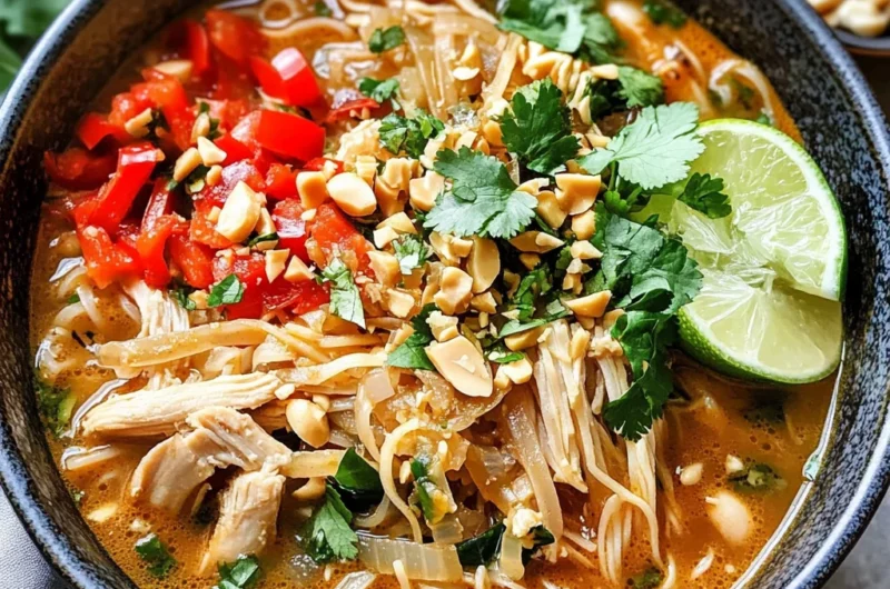 One Pot Thai Chicken Soup
