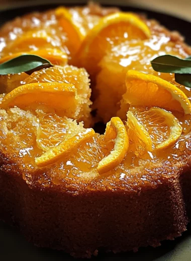 Orange Ginger Honey Cakes