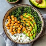 Peanut Chickpea Buddha Bowl