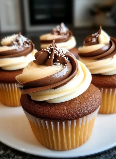 Perfect Swirl Cupcakes: Two-Tone Frosting Magic
