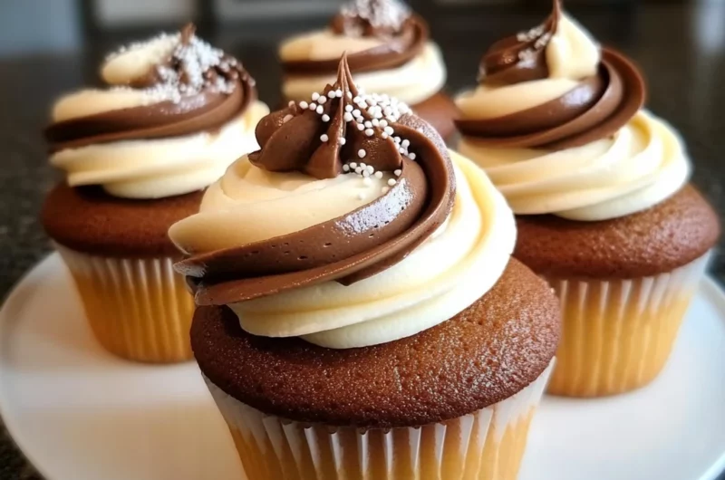 Perfect Swirl Cupcakes: Two-Tone Frosting Magic