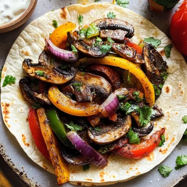 Portobello Vegan Fajitas