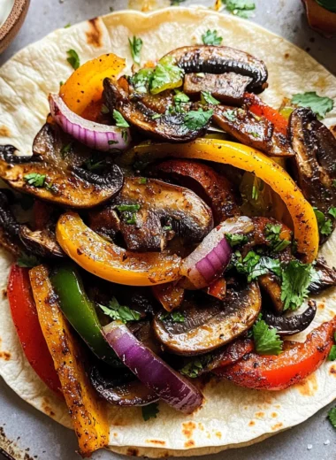 Portobello Vegan Fajitas