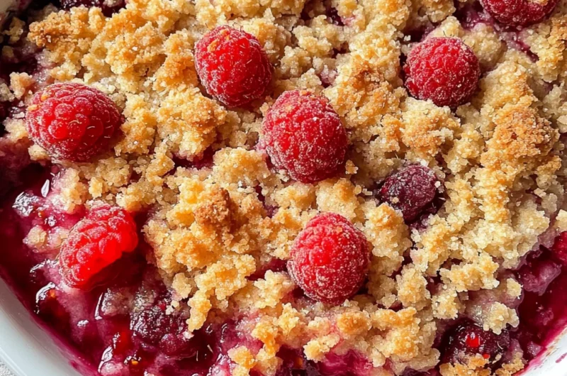 Raspberry Crumble