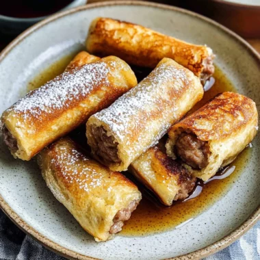 Sausage French Toast Roll-Ups Recipe