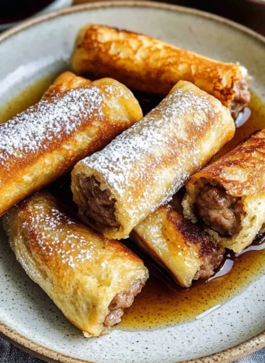 Sausage French Toast Roll-Ups Recipe