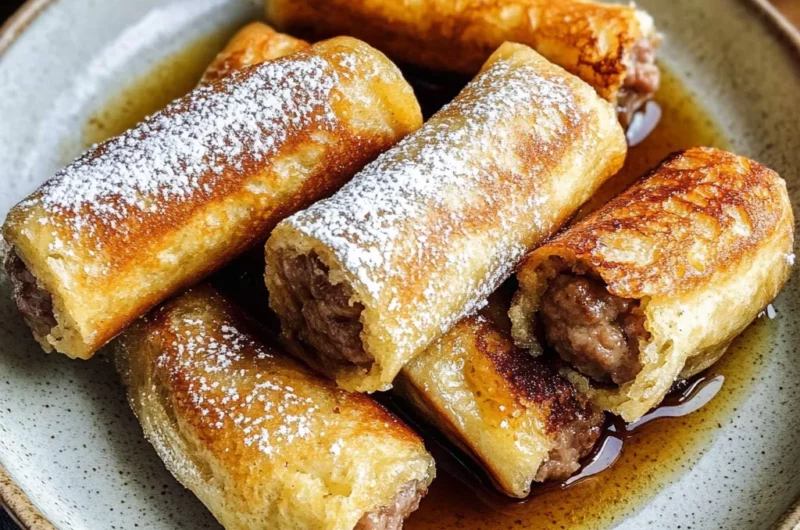 Sausage French Toast Roll-Ups Recipe