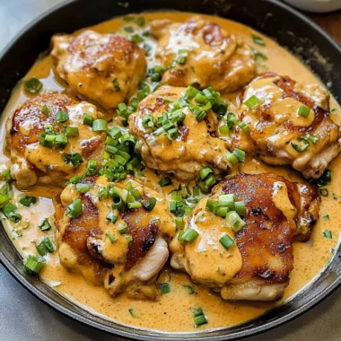 Skillet Bang Bang Chicken Thighs