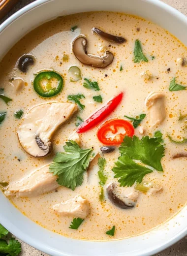 Slow Cooker Tom Kha Soup Recipe