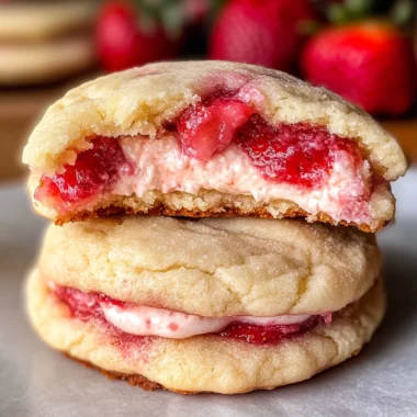 Strawberry Cheesecake Cookies