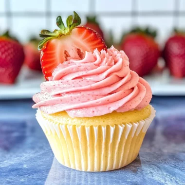 Strawberry Lemonade Cupcakes