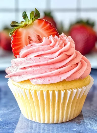 Strawberry Lemonade Cupcakes