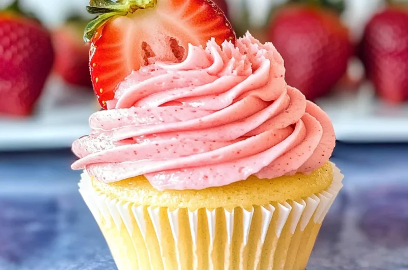 Strawberry Lemonade Cupcakes