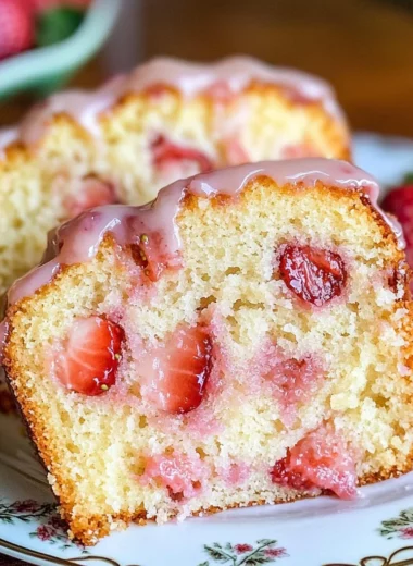 Strawberry Pound Cake