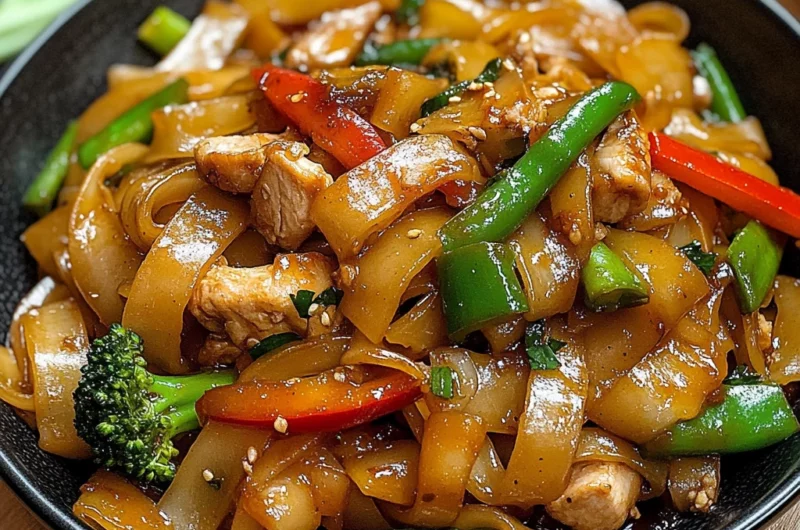 Street Style Thai Drunken Noodles